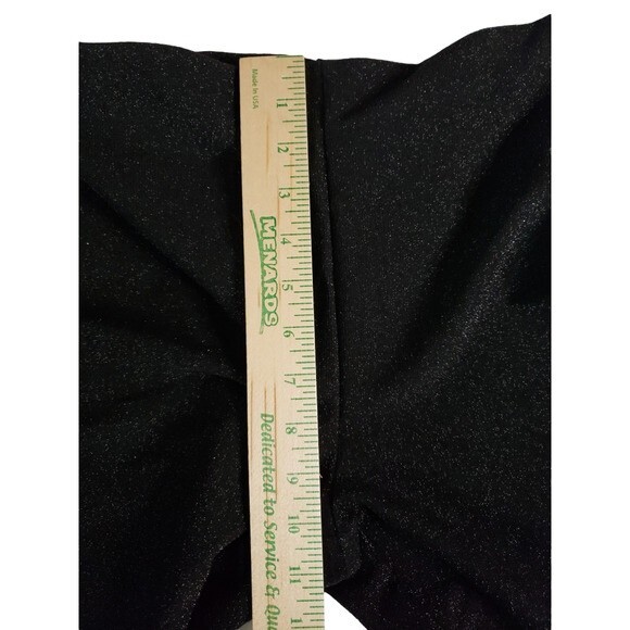 NWOT Divided by H&M Black Shimmer Pants Stretch Pants - Size 10 - Picture 7 of 10